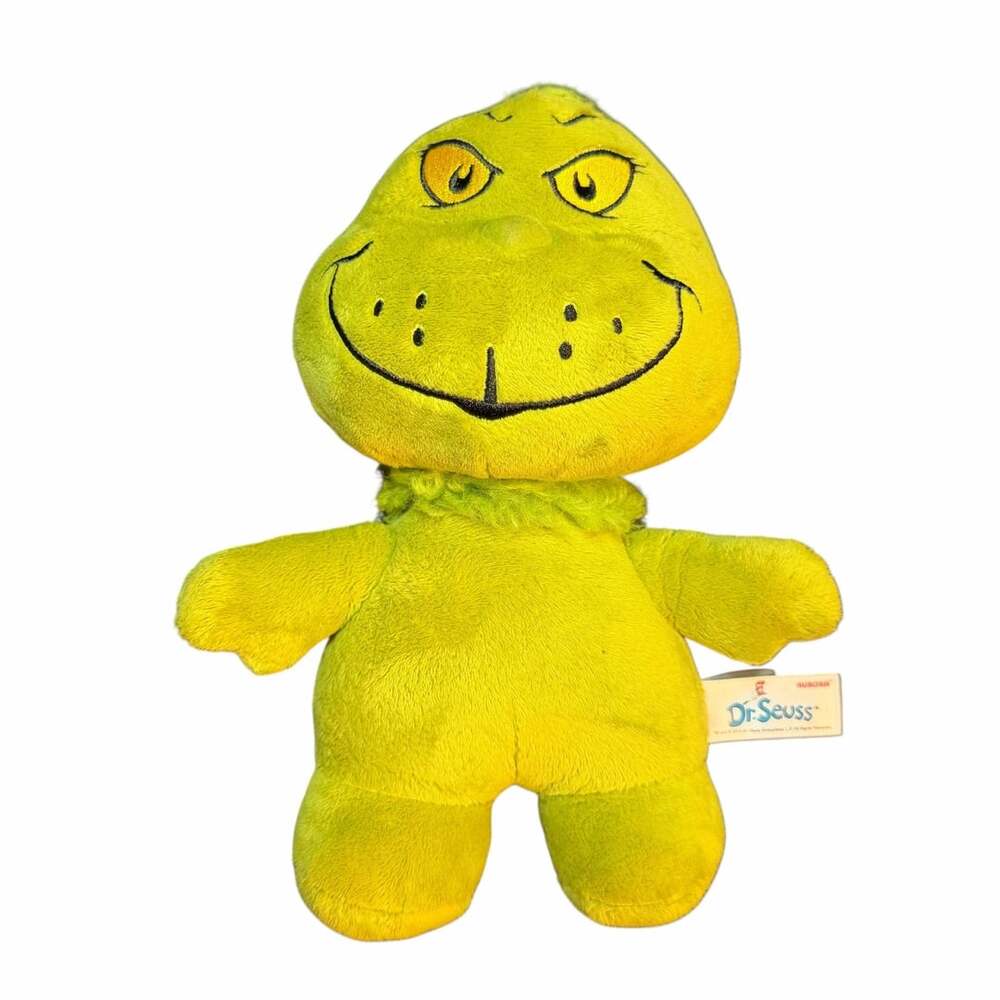 Aurora Dr. Seuss The Grinch Plush Toy 9 Inches Green Stuffed Animal